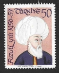 Stamps Turkey -  1258 - Mehmet Sulaymān Fuzūlī 