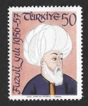 Stamps Turkey -  1258 - Mehmet Sulaymān Fuzūlī 