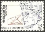 Stamps : Europe : Spain :  2759 - Alfonso X El Sabio