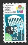 Stamps Germany -  1480 - X Festival de la Juventud y los Estudiantes (DDR)