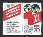Stamps Germany -  2570 - XI Congreso Sindical Mundial (DDR)