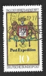 Stamps Germany -  1262 - Escudo de Hamburgo