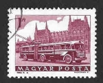Stamps Hungary -  1515 - Autobús