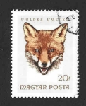 Stamps Hungary -  1780 - Zorro Rojo Europeo