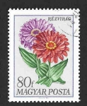 Stamps Hungary -  1928 - Flor de Jardín