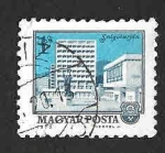 Stamps Hungary -  2197 - Edificios Modernos de Salgótarján