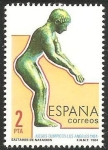 Stamps : Europe : Spain :  2769 - Olimpiadas de Los Angeles 84, saltador de natación