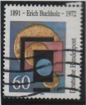 Stamps Germany -  Erich Buchholz