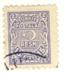 Stamps Turkey -  estrella y media luna