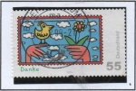 Stamps Germany -  Para l' Niños Danke