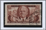 Stamps Germany -  Pres. Wilhelm Pieck