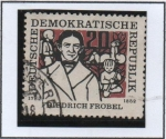 Stamps Germany -  Friedrich Froebel
