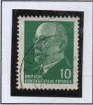 Stamps Germany -  Pres. Chairma Walter