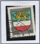 Sellos de Europa - Alemania -  Escudo d' Armas d' Ciudades: Rostoch