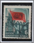 Sellos de Europa - Alemania -  Industria y La bandera