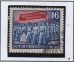 Stamps Germany -  Marcha d' Trabajadores
