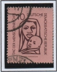 Stamps Germany -  Mujer y Niño Negro