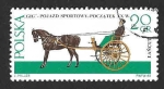 Stamps Poland -  1378 - Carruajes Tirados por Caballos del Museo Lancut