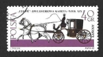 Stamps Poland -  1379 - Carruajes Tirados por Caballos del Museo Lancut