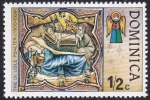 Stamps : America : Dominica :  Navidad 1977