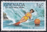 Sellos de America - Granada -  Esquí acuático