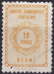 Stamps : Asia : Turkey :  Valor Postal