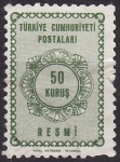 Sellos de Asia - Turqu�a -  Valor Postal