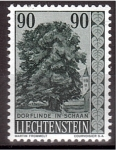 Stamps Liechtenstein -  serie- Árboles- Lárice