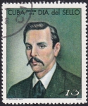 Sellos de America - Cuba -  Vicente Mora Pera, día del sello