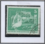 Stamps Germany -  Pelicano zoo d' Berlín
