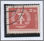 Stamps Germany -  Escudo d' DDR