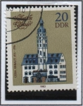 Stamps Germany -  Ayuntamiento d' Gera 1576