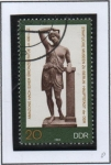 Stamps Germany -  Obras d' Arte: Amazon, Bronce