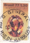 Stamps Brazil -  Topacio