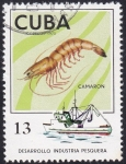 Sellos de America - Cuba -  Camarón
