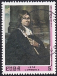 Stamps Cuba -  Autoretrato, Jan Haviksz Steen