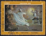 Stamps Cuba -  425 Aniv. Nacimiento Cervantes