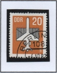 Stamps Argentina -  Avión y sobre