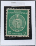 Sellos de Europa - Alemania -  Escudo d' DDR