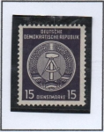 Stamps Germany -  Escudo d' DDR