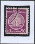 Stamps Germany -  Escudo d' DDR