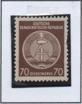 Sellos de Europa - Alemania -  Escudo d' DDR