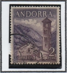 Sellos de Europa - Andorra -  Iglesia d' santa Coloma
