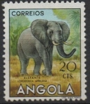 Sellos de Africa - Angola -  Elefante