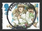 Sellos de Europa - Reino Unido -  1585 - Belén Infantil