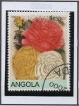 Sellos de Africa - Angola -  Rosas