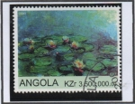 Sellos de Africa - Angola -  Flores d' Agua