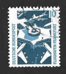 Stamps Germany -  1516 - Aeropuerto de Frankfurt