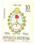 Sellos de America - Argentina -  San Juan