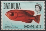 Stamps : America : Antigua_and_Barbuda :  Peces: Catalufa